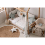 Bimbidreams Πάνα Μουσελίνα Bamboo Blue Sky 120x120εκ. - Image 2