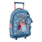 Σχολική Τσάντα Τρόλεϊ Δημοτικού Disney Frozen Blue Must Team 3 Θήκες