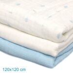 Kiokids: Μουσελίνα Bamboo Petit Ciel 70x70εκ. Σετ 3τμχ. - Image 4