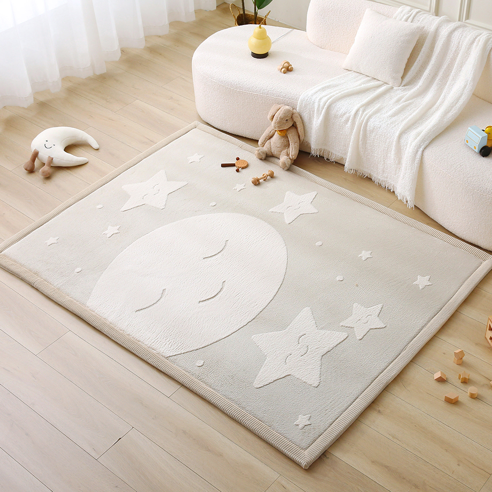 0783385759625_1 Hakuna Matte Cloud Play Mat 3D - Moon & Stars 280 x 200 x 2.5 cm - Image 1