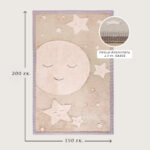 Hakuna Matte Cloud Play Mat 3D - Moon & Stars 280 x 200 x 2.5 cm - Image 4
