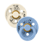 BIBS X Moomins Mymble 2-Pack Latex Pacifier Ivory/Sky Νο2