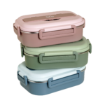 Ecolife Ροζ Φαγητοδοχείο 1Lt | 3 Θέσεων - Image 4