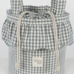 Οργανωτής Καροτσιού Bucket Praline Vichy Matcha - Image 5