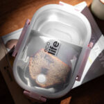 Ecolife Light Pink Φαγητοδοχείο 900ml | Με Χώρισμα - Image 4