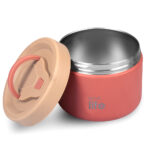 Ecolife Στρογγυλό Θερμός Φαγητού 650ml | Κοραλλί - Image 2