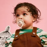 BIBS x Moomin De Lux Pacifiers 2 Pack Little My - Ivory/Vanilla - Image 3