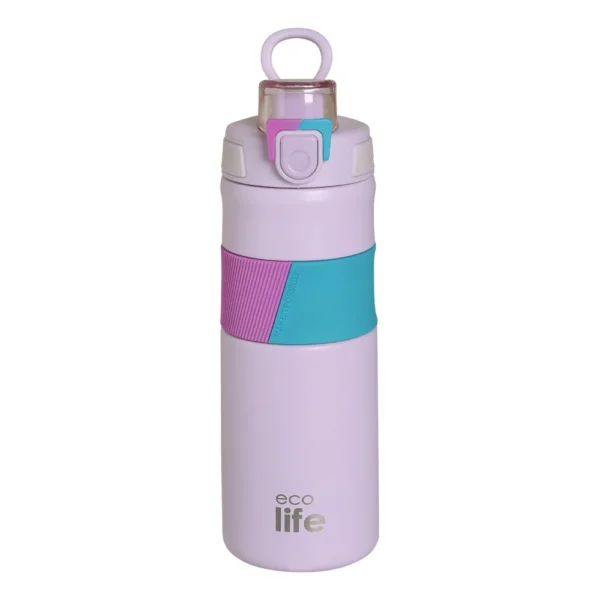 Ecolife: PINK THERMOS 500ML | WITH SILICON GRIP