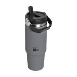Ecolife GREY 'HANDLE LID' TUMBLER 900ML - Image 2