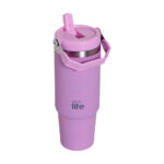 Ecolife PURPLE 'HANDLE LID' TUMBLER 900ML - Image 3