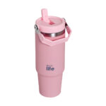 Ecolife PINK 'HANDLE LID' TUMBLER 900ML - Image 2