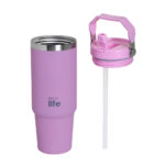 Ecolife PURPLE 'HANDLE LID' TUMBLER 900ML - Image 2