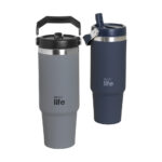 Ecolife GREY 'HANDLE LID' TUMBLER 900ML - Image 4
