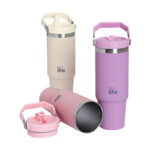 Ecolife PURPLE 'HANDLE LID' TUMBLER 900ML - Image 4