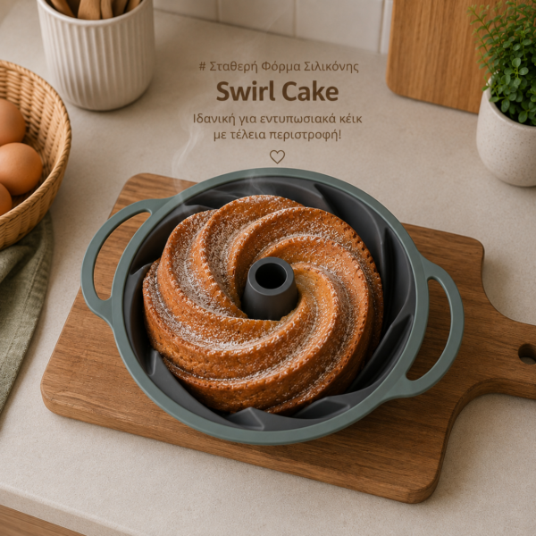 Dodo'sLand: Σταθερή Φόρμα Σιλικόνης – Swirl Cake