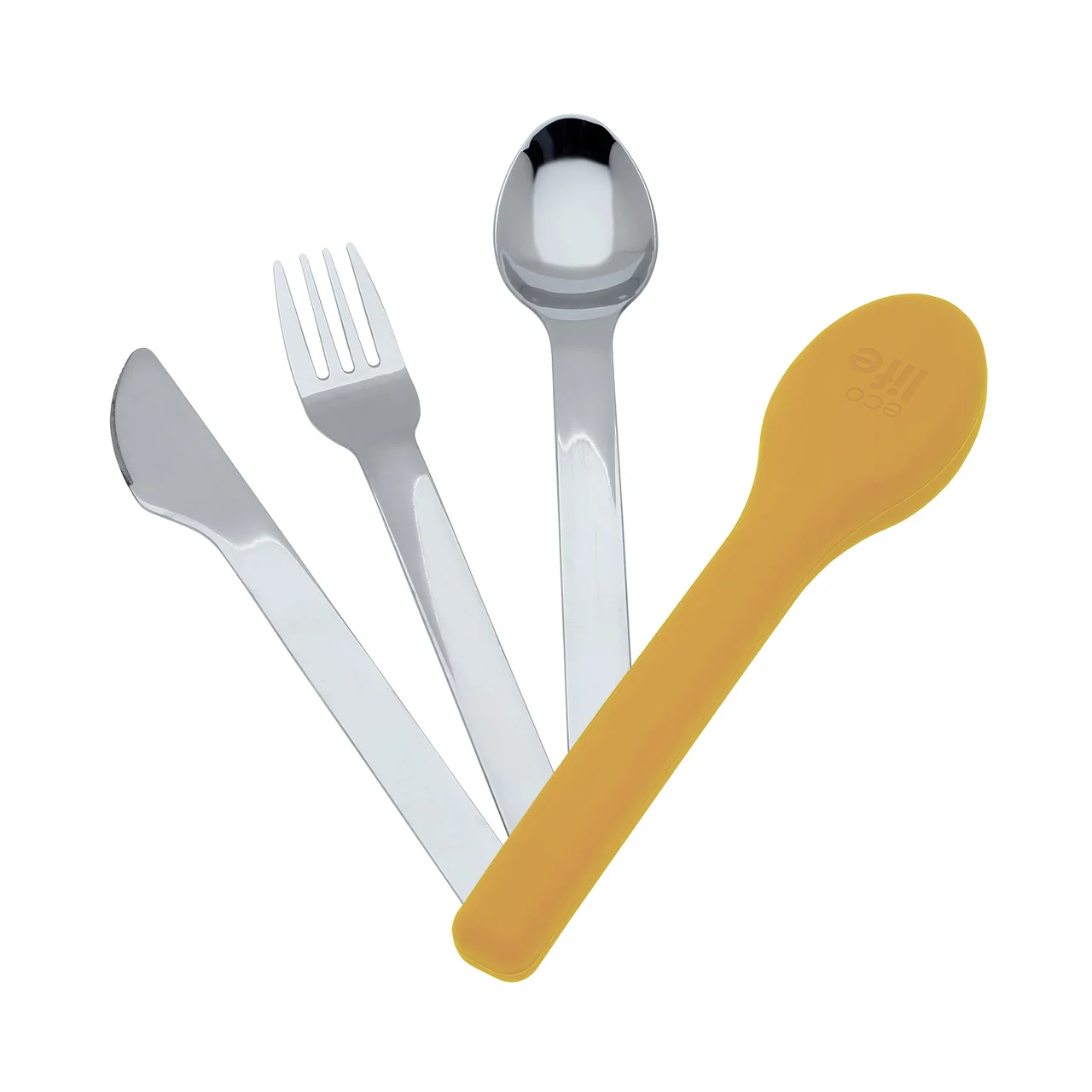 cutlery-set-A (1)-80204891 Ecolife: Dusty Yellow σετ κουταλοπίρουνα - Image 1
