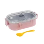 Ecolife Light Pink Φαγητοδοχείο 900ml | Με Χώρισμα