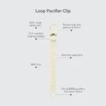 ΚΛΙΠ ΠΙΠΙΛΑΣ BIBS LOOP – Cactus - Image 4