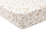 Jollein: Fitted Sheet - Jersey - Bloomy σεντόνι κούνιας με λάστιχο 70/75x140/150cm
