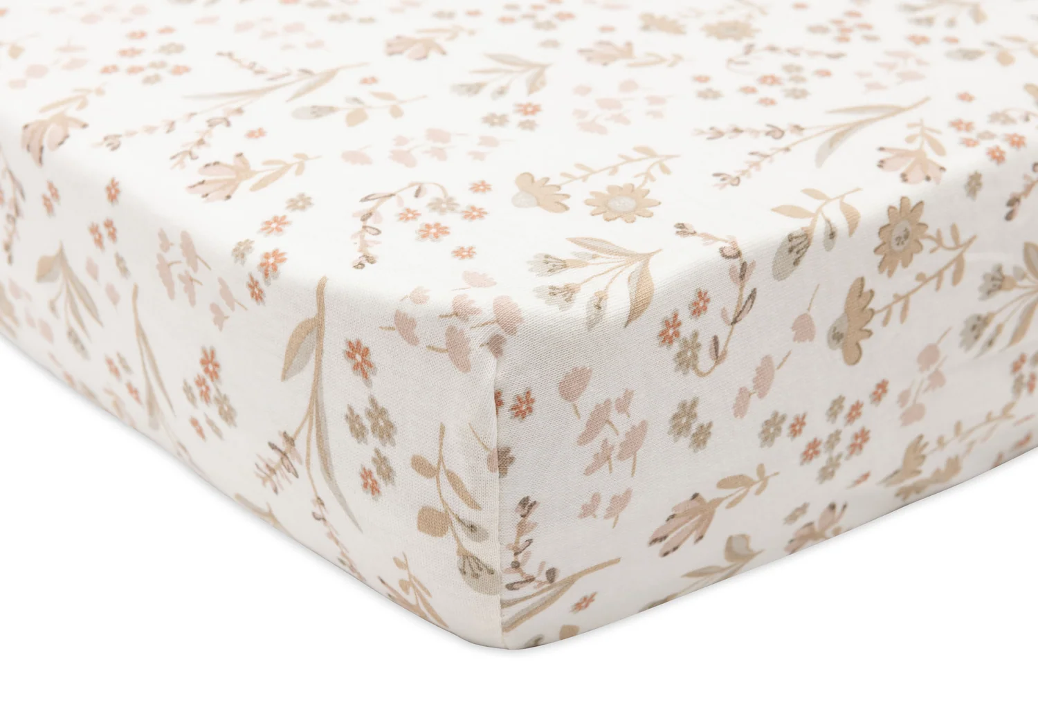 511-501-68076_3_20250108 Jollein: Fitted Sheet - Jersey - Bloomy σεντόνι κούνιας με λάστιχο 70/75x140/150cm - Image 1