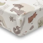 Jollein: Fitted Sheet - Jersey - Barn Buddies σεντόνι κούνιας με λάστιχο 70/75x140/150cm