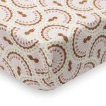 Jollein: Fitted Sheet - Jersey - Plumes σεντόνι κούνιας με λάστιχο 70/75x140/150cm