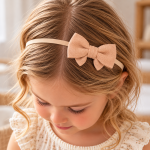 Mrs.Ertha - Κορδέλα μαλλιών Little Bow Blush - Image 2