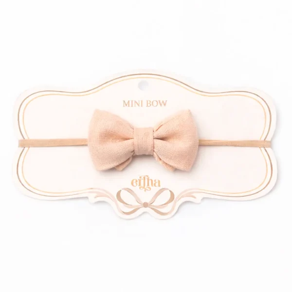 Mrs.Ertha - Κορδέλα μαλλιών Little Bow Soft Blush