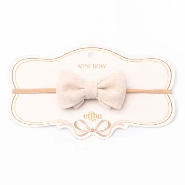 Mrs.Ertha - Κορδέλα μαλλιών Little Bow Vanilla